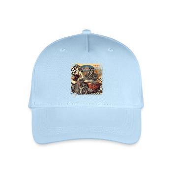 Tuning Hot Rod Design - Kinder Bio Basecap - Hellblau - Vorne
