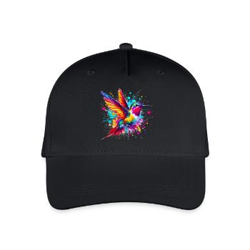 Kolibri - Kinder Bio Basecap - Schwarz - Vorne