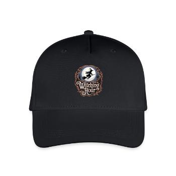 Witch at Full Moon – Witching Hour - Organic Kids’ Baseball Cap - black - Front