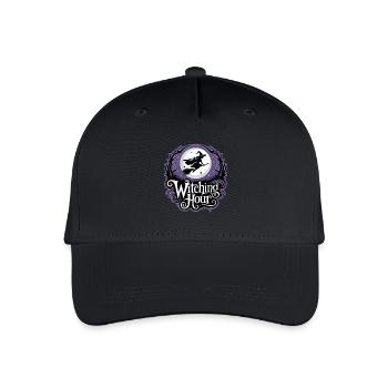 Witch at Full Moon – Witching Hour - Organic Kids’ Baseball Cap - black - Front