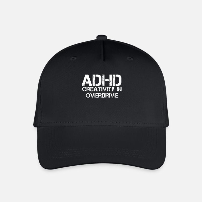 ADHD - Organic Kids’ Baseball Cap - black
