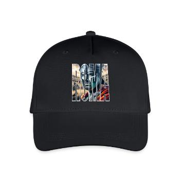 ROMA - Organic Kids’ Baseball Cap - black - Front