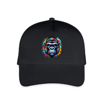 Gorilla - Organic Kids’ Baseball Cap - black - Front