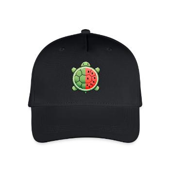 Natures Sweet Blend Wassermelone Schildkröte - Kinder Bio Basecap - Schwarz - Vorne