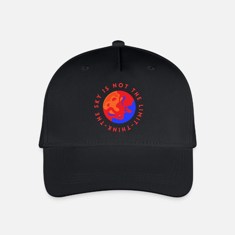 The sky is not the limit - Organic Kids’ Baseball Cap - black