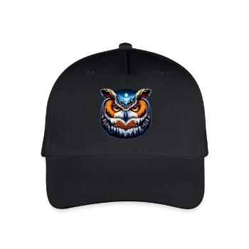 Hibou - Casquette de baseball bio Enfant - noir - Devant