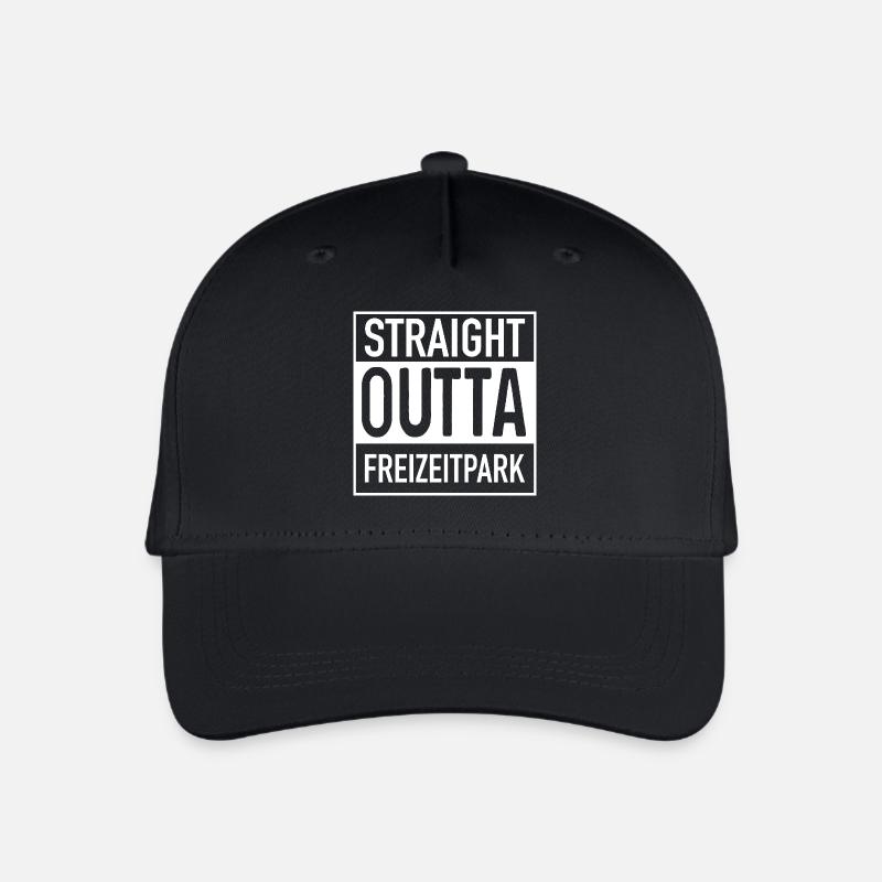 Straight OUTTA Amusement Park - Organic Kids’ Baseball Cap - black