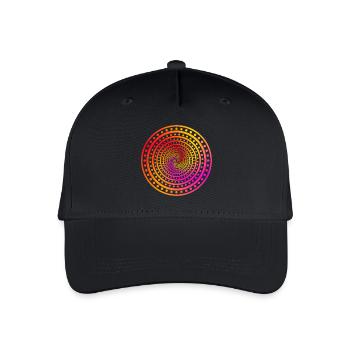 crazy Dots - Kinder Bio Basecap - Schwarz - Vorne