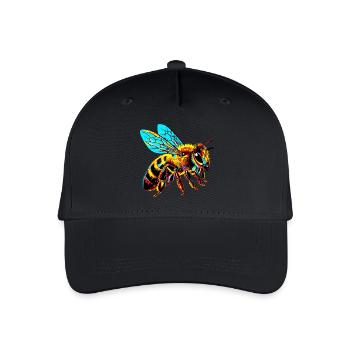 Bee - Organic Kids’ Baseball Cap - black - Front