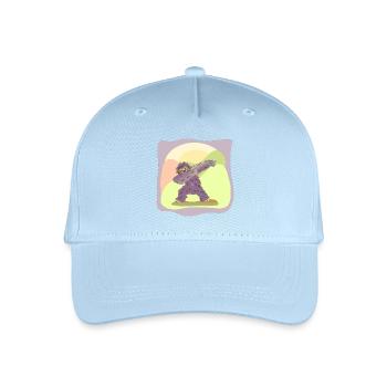 DABBING DANCING DANCING SLOTH - Organic Kids’ Baseball Cap - light blue - Front