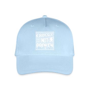 Neurodivergent. Not broken. - Organic Kids’ Baseball Cap - light blue - Front