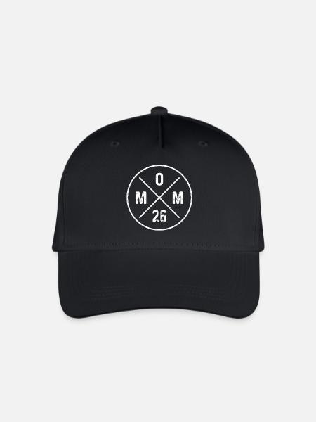 Mom 26 Grunge Baby Muttertag - Mama 2026 Geschenk - Kinder Bio Basecap - Schwarz