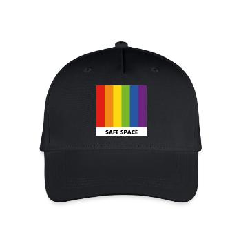 Safe Space Pride Verbündete - Kinder Bio Basecap - Schwarz - Vorne
