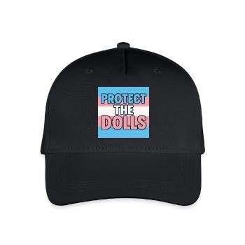 Protect The Dolls - Kinder Bio Basecap - Schwarz - Vorne