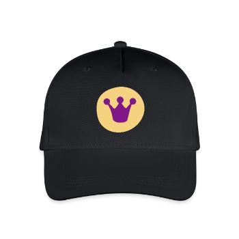 Crown Princess King Nursery Symbol Royal - Organic Kids’ Baseball Cap - black - Front