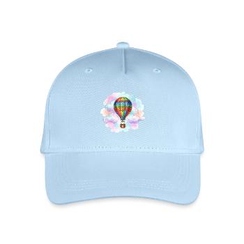 Ballon - Kinder Bio Basecap - Hellblau - Vorne