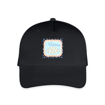 Franzbrötchen Schulkind 1. Klasse - Kinder Bio Basecap - Schwarz - Vorne