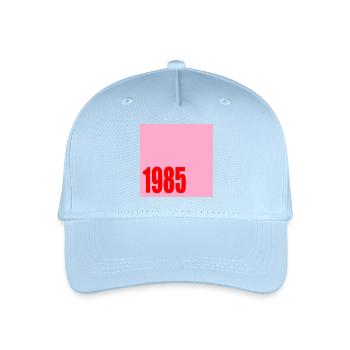 ANNÉE DE NAISSANCE 1985 ANNIVERSAIRE - Casquette de baseball bio Enfant - bleu clair - Devant