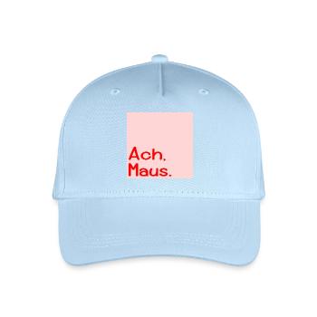 Oh Mouse nickname - Organic Kids’ Baseball Cap - light blue - Front