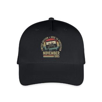 November 1995 - Kinder Bio Basecap - Schwarz - Vorne