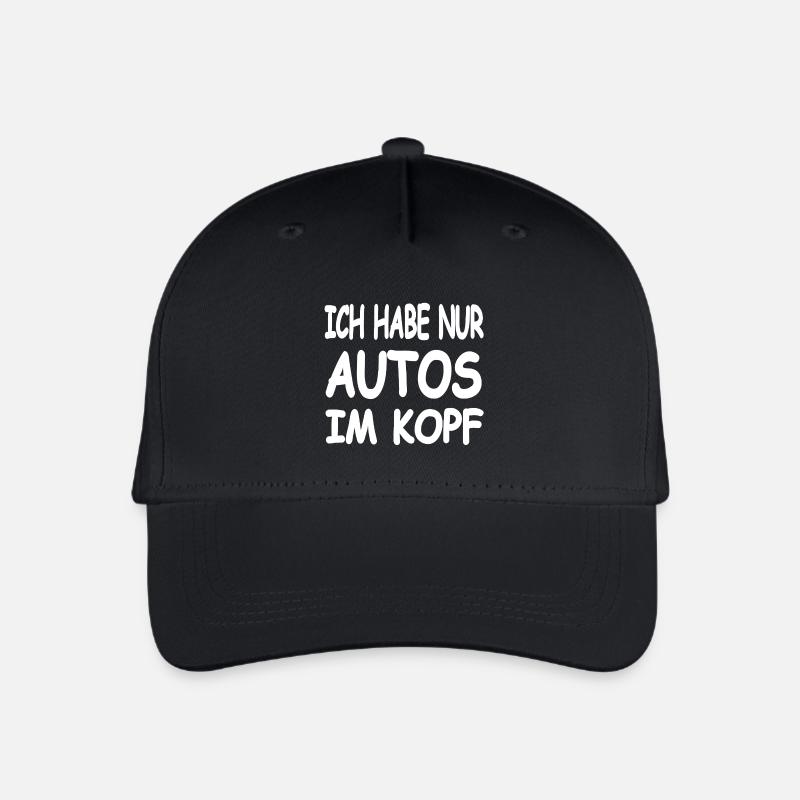 Auto - Kinder Bio Basecap - Schwarz