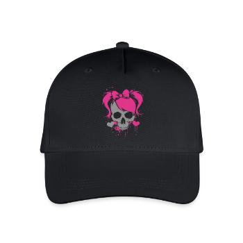 Heavy Metal Mädchen - Organic Kids’ Baseball Cap - black - Front