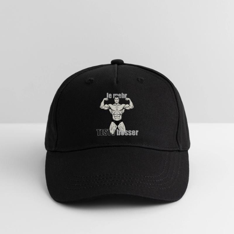 Muscle Hero Power Pose Conception d’impression Casquette de baseball bio Enfant