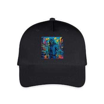 Nightfall Virus – Cyberpunk Zombie Rebellion - Kinder Bio Basecap - Schwarz - Vorne