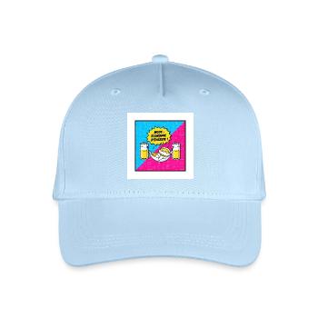 Hammock Power Saving Mode - Organic Kids’ Baseball Cap - light blue - Front
