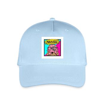 Theorie du complot monde bizarre - Casquette de baseball bio Enfant - bleu clair - Devant