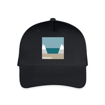 Winter - Kinder Bio Basecap - Schwarz - Vorne