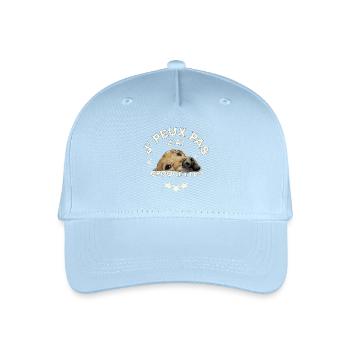 Ich kann nicht. Ich esse Trockenfutter. - Kinder Bio Basecap - Hellblau - Vorne