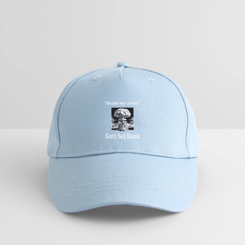 Du lebst nur Einmal (Gott sei dank) - Deutsche Mem Kinder Bio Basecap