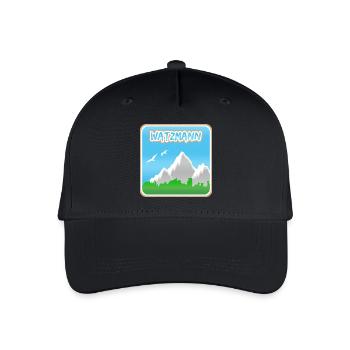Watzmann alpiniste - Casquette de baseball bio Enfant - noir - Devant