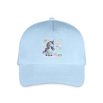 Illustration de sorts de la technologie licorne - Casquette de baseball bio Enfant - bleu clair - Devant