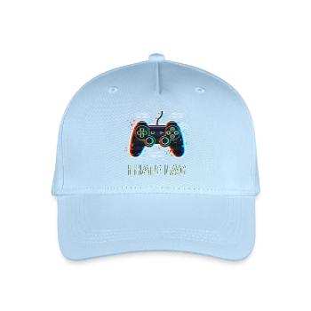 I Hate Lag Glitch - Kinder Bio Basecap - Hellblau - Vorne