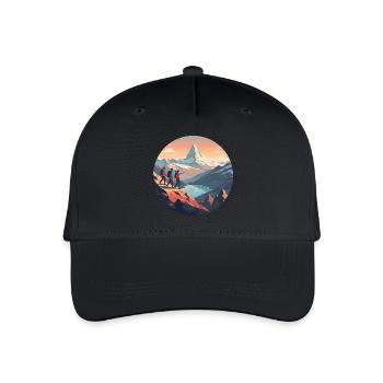 Wander - Organic Kids’ Baseball Cap - black - Front
