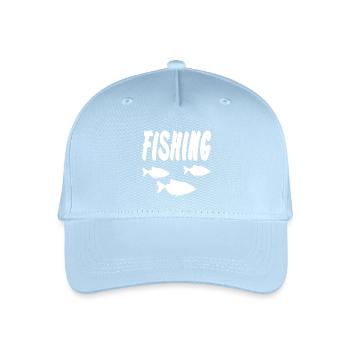 Angeln - Kinder Bio Basecap - Hellblau - Vorne