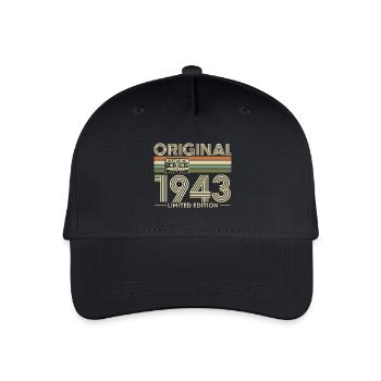Original 1943 Limited Edition - Organic Kids’ Baseball Cap - black - Front