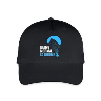 Skydive Paragliding - Kinder Bio Basecap - Schwarz - Vorne