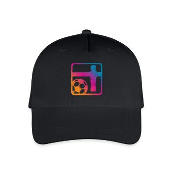Tischfußball - Kinder Bio Basecap - Schwarz - Vorne