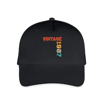 Vintage 1987 - Kinder Bio Basecap - Schwarz - Vorne