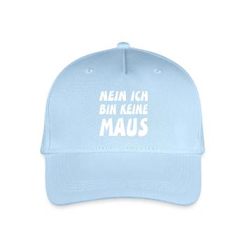 Maus - Kinder Bio Basecap - Hellblau - Vorne