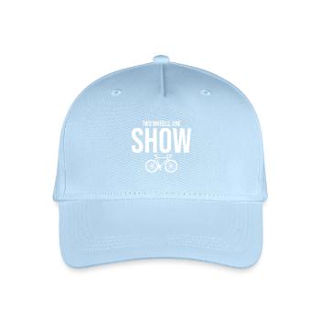 Professional Bicycle Acrobatics Performance Art  - Organic Kids’ Baseball Cap - light blue - Front