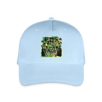 Système de sonorisation Roots Dub Reggae - Casquette de baseball bio Enfant - bleu clair - Devant