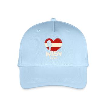 Wien 2026 ESC - Kinder Bio Basecap - Hellblau - Vorne
