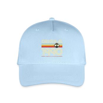 Original 1990 Vintage Edition - Organic Kids’ Baseball Cap - light blue - Front