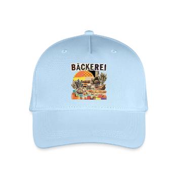 Bäckerei Bäcker Vintage - Kinder Bio Basecap - Hellblau - Vorne