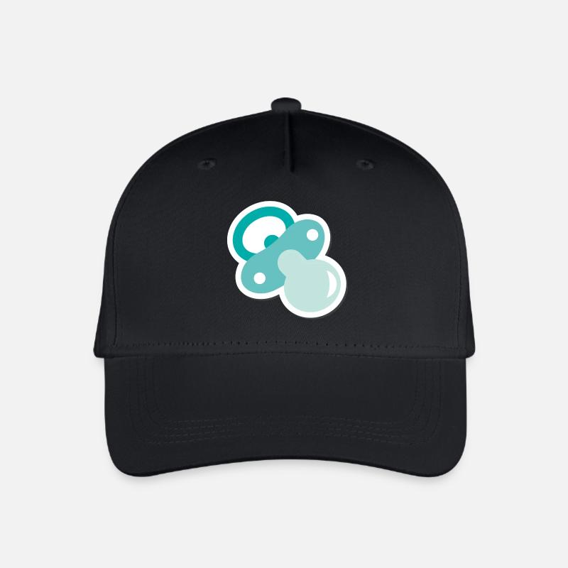 Schnuller - Kinder Bio Basecap - Schwarz