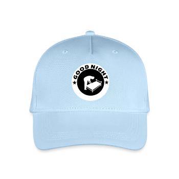 Good Night Good Night - Organic Kids’ Baseball Cap - light blue - Front